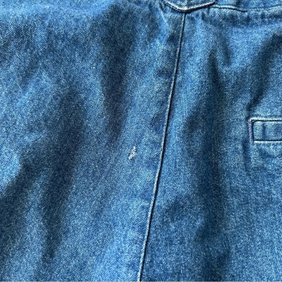 Vintage 90s denim shorts size XXS/XS 22” waist high rise baggy oversized jorts - Picture 3 of 6